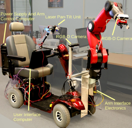 Open World Assistive Grasping Using Laser Selection